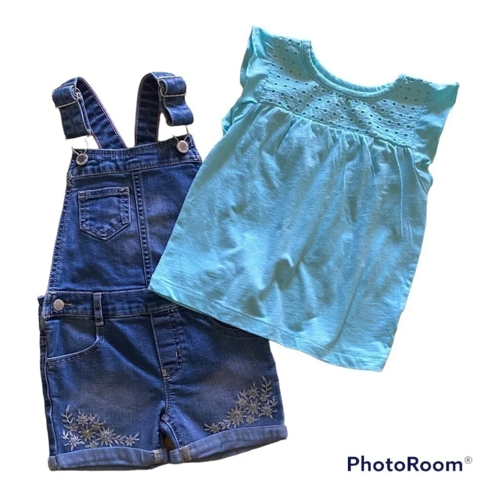 GIRLS OUTFIT-4T-OSHKOSH & CHEROKEE